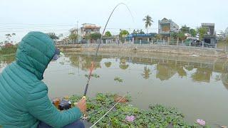 Câu cá diếc đầu mùa | Nước Sông Lạnh Buốt Cá Có ăn mồi không?