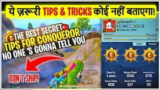 Best Conqueror Tips & Tricks On YouTube | All Secret Tips To Survive in a Conqueror Lobby
