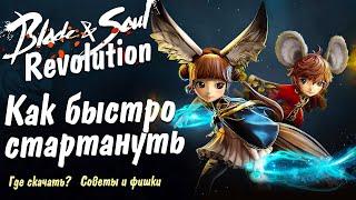 Советы и фишки в Blade & Soul Revolution. Как быстро прокачаться? Где скачать? Как поднять БМ?