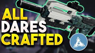 ALL CRAFTED Dares of Eternity Weapons & New Enhanced Traits