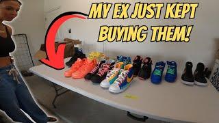 She Decided To Sell Her Entire Sneaker Collection At Her Garage Sale!