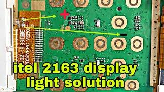 itel 2163 display light solution