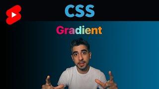 CSS Gradient in 1 Minute #shorts