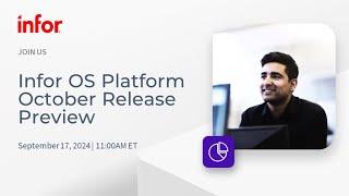What's New in the Infor OS Platform in the October 2024 Release
