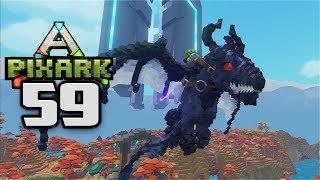GHOST DRAGON TAMING SOLO! - Let's Play PixARK Gameplay Part 59 (PixARK Pooping Evolved)
