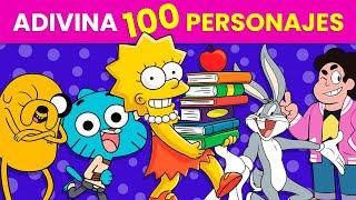 Adivina 100 Personajes Animados ️ | Quiz de Personajes  - Trivia de Personajes