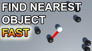 Unity Trick: Find closest Object fast! (k-d Tree)