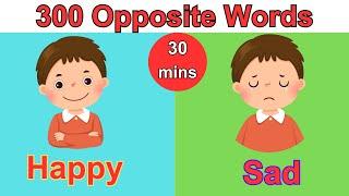 300 Opposite words in English | Antonym for kids | Children Learn Opposites  #kidslearning #forkids