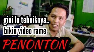 untuk pemula yang videonya masih sepi penonton