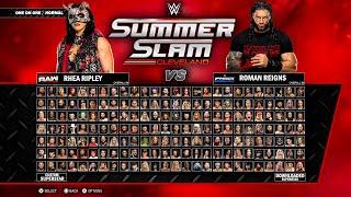 WWE 2K25: Full Roster, Raw, Smack Down, NXT, Legends, Arenas Plus Unlockable and More!