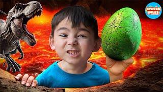 "The Floor is Lava! Saving Dinosaur Eggs" | Steven Rules! Kids Brain Break Activity Song