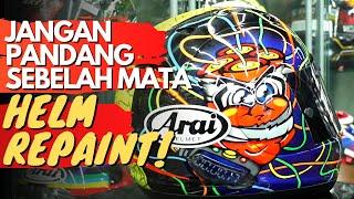 JANGAN PANDANG SEBELAH MATA HELM REPAINT!