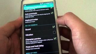 Samsung Galaxy S5: How to Enable/Disable Key Tap Feedback Sound