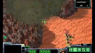 StarCraft 2 Zed Mod Gameplay - Grenades and walls