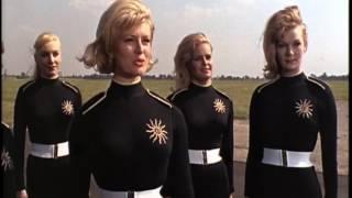 Pussy Galore's flying brigade from James Bond Goldfinger (1964)