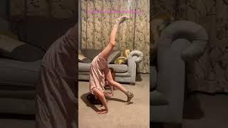 Headstand to handstand challenge.  #gymnast #calisthenics #stronggirl #shorts #challenge #headstand