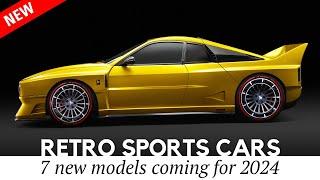 7 New Classy Sports Cars that Carry Traditional Designs into 2024-2025