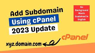 How to add subdomain using Namecheap hosting cPanel 2023 update