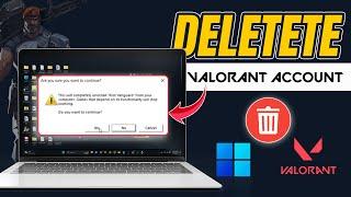 How to Delete Valorant Account from Riot Games 2023 | Uninstall Valorant Account