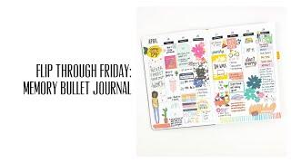 Flip Through Friday: @ScribblesThatMatter Dot Cross Planner [ Memory Bullet Journal ]