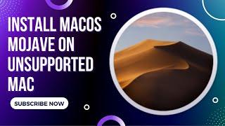 Install macOS Mojave on Unsupported Mac Macbook Air 2010