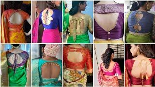 पीछे गला की नई डिजाइन | Back Neck Blouse Designs | Blouse Designs 2025