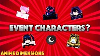 Are The Event Characters Coming Back In ANIME DIMENSIONS!!!? [SPEED TOKENS?]