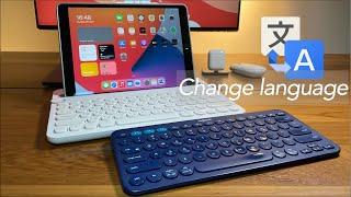 How to change language in K380 and K480 (for iPad & iPhone)