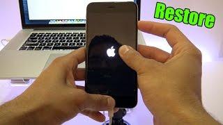 How To Restore Iphone 6/5s/5c/5/4s/4 FULLY Restore an Iphone, iPad or iPod