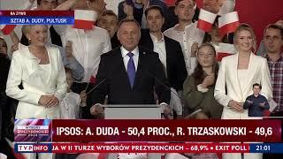 Exit poll: Andrzej Duda z niewielką przewagą