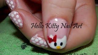 Tutorial: Diseño de Uñas de Hello Kitty Paso a Paso - Hello Kitty Nail Art