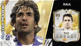 BEST ICON STRIKER UNDER 1 MILLION COINS - 90 RATED RAUL PLAYER REVIEW - EA FC25 ULTIMATE TEAM