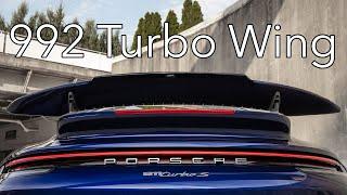 Porsche 992 Turbo S Carbon Fiber Wing Spoiler OEM Replacement by DMC Part 1: 3D Scan & Body Aero Kit