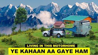 EP 252/ LIVING IN THIS MOTORHOME IN FRONT OF HIMALAYAS / SPENDING A DREAM LIFE IN OUR CAMPER VAN