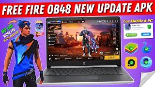 How to Download Free Fire OB48 New Update | Free Fire New Update OB 48 APK | Free Fire x86 Version