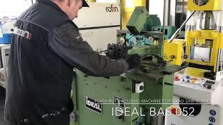 Ideal BAS 052 flash butt welding machine for band saw blades