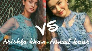 Arishfa Khan Vs Avneet Kaur | Same dress competition part 2 |Rose creations|