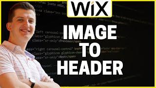 How To ADD Image To Header In Wix