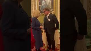 Gavin and Stacey actor, James Corden seemed more than happy to chat with Camilla ️