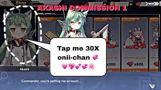 How to start Akashi Commission 1 in Azur Lane