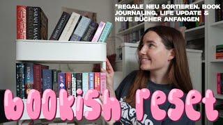 bookish reset! | bücherregal sortieren, rest des jahres tbr erstellen, bookish news austauschen