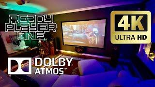 Best Film To Demo Your Home Cinema - Ready Player One - In 4K 104" Dolby Atmos 7.1.4