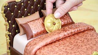 Chocolate Luxury Bed Cake | Miniature Bedroom Cake Idea by Cakes StepbyStep