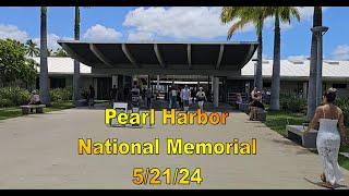 [4K] Pearl Harbor National Memorial on 5/21/24 in Honolulu, Oahu, Hawaii