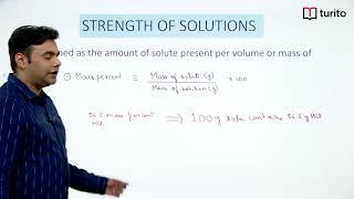 12th Chemistry - IIT-JEE - Dilute Solutions - Concentration Terms and Related Problems