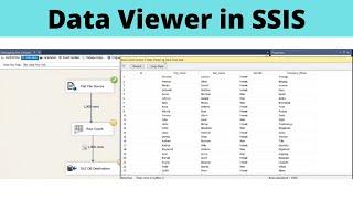 60 Data Viewer in SSIS | SSIS Data Viewer