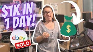  Inside Look at $1k Day On eBay in Q4 | Full Time Reseller What Sold