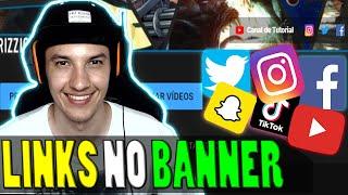 Como colocar LINKS das REDES SOCIAIS no CANAL do YouTube