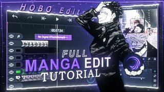 Full manga edit tutorial on alight motion