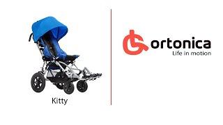 Детская инвалидная коляска Ortonica Kitty механическая с углом наклона сиденья 30°